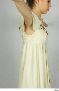 Photos Woman in Historical Dress 121 19th century beige dress…
